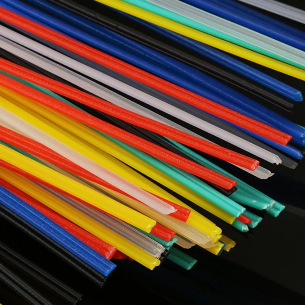 Car Bumper Repair PP Welding Rods PP Plastic Bumper Repair Tool Flexible Strips Heat Fusion Compatible Compact Storage