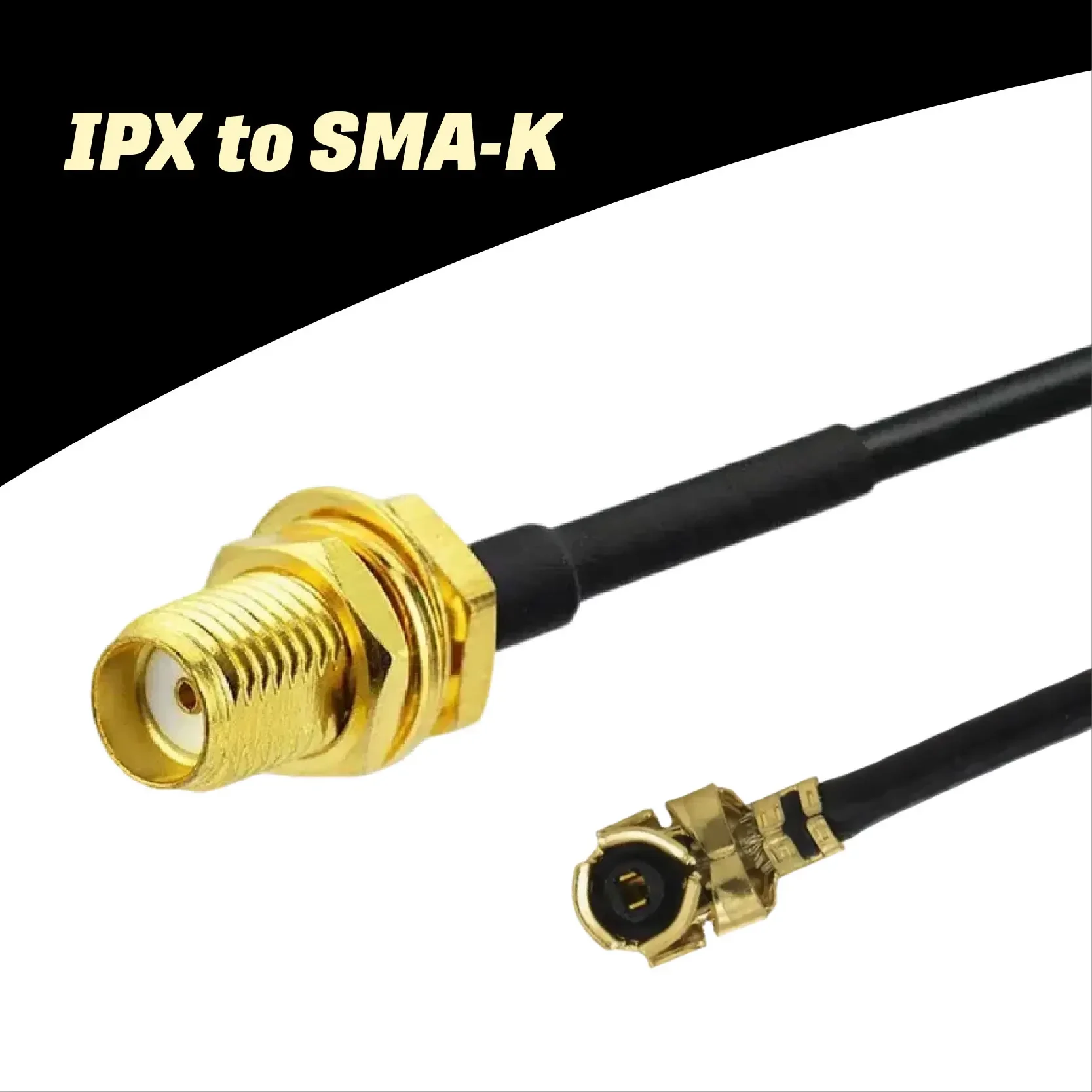 2 Stück 1,13 Kabel SMA Buchse auf UFL/U.FL/Low Loss Kabel auf (RP) SMA Pigtail WiFi Antennenverlängerungskabel