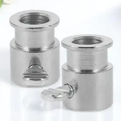 2Pcs Rotisserie Spit Rod Balance Fixator Chrome Plated Iron Grilling Rod Stopper Bbq Grill Accessories Set Outdoor Grilling
