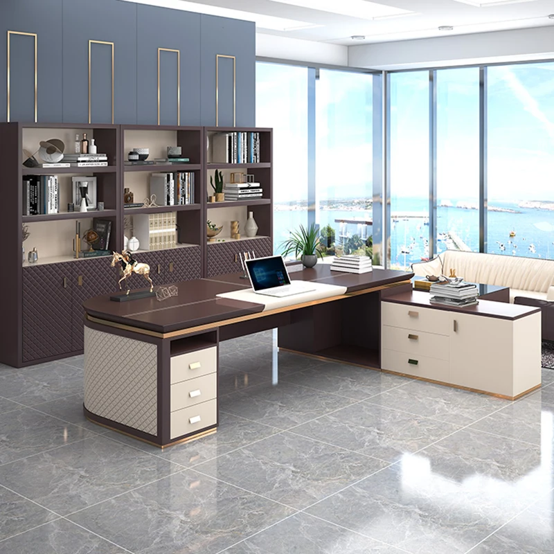 Reception Office Desk Gaming Desktops Bureau Writing Workflow Desk Student Desktop Makeup Table Pour Ordinateur Furniture