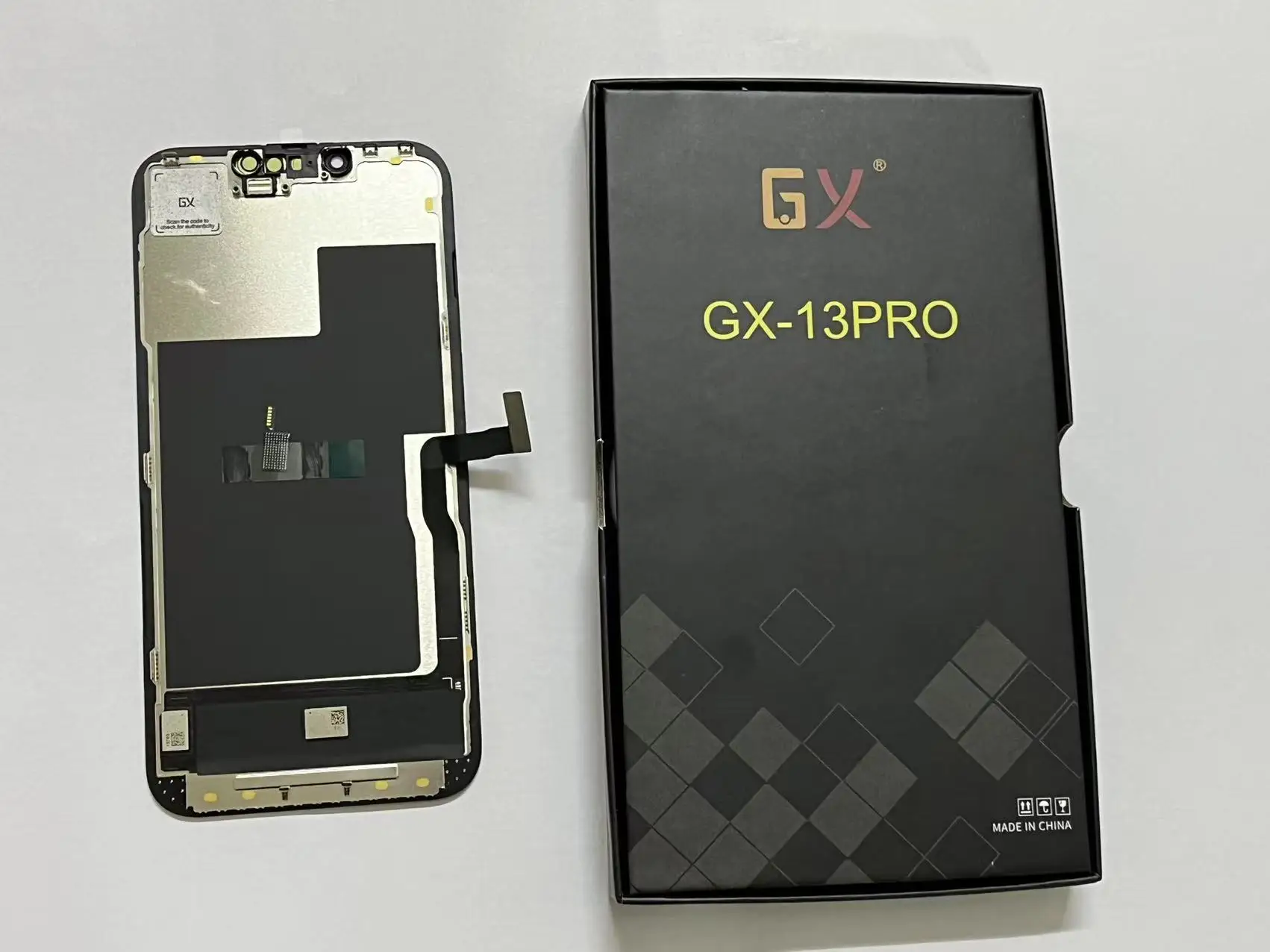 GX 100% OLED Scherm voor iPhone 13 14 15 15Pro 16Pro Max Display True Tone met 3D Touch Scherm voor iPhone Vervanging met Gereedschap