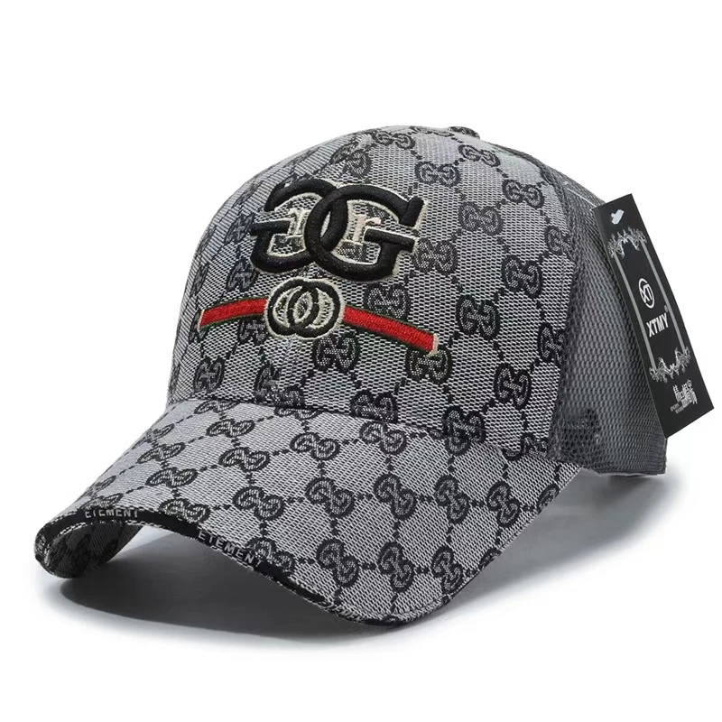 Summer fashion trend breathable mesh women's cap, leisure sports street play travel visor gorras marcas de lujo