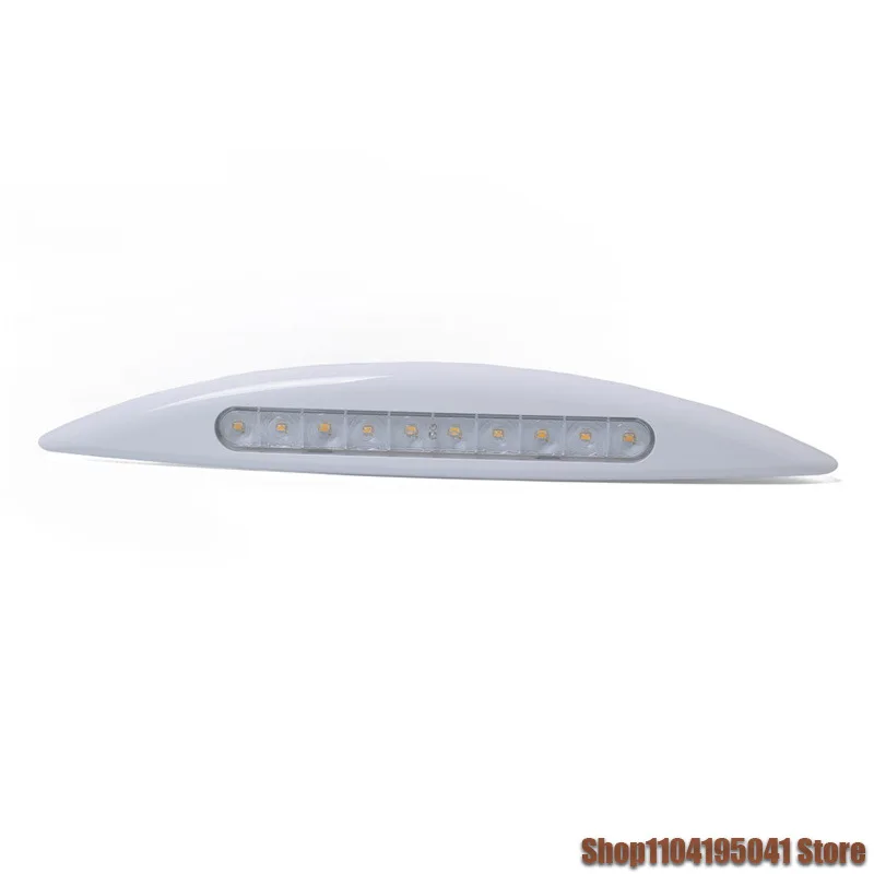 สำหรับไฟภายนอกรถบ้านและเรือยอชท์ ไฟบังแดด ไฟระเบียง ไฟ LED 12V สีดำและสีขาว 8W