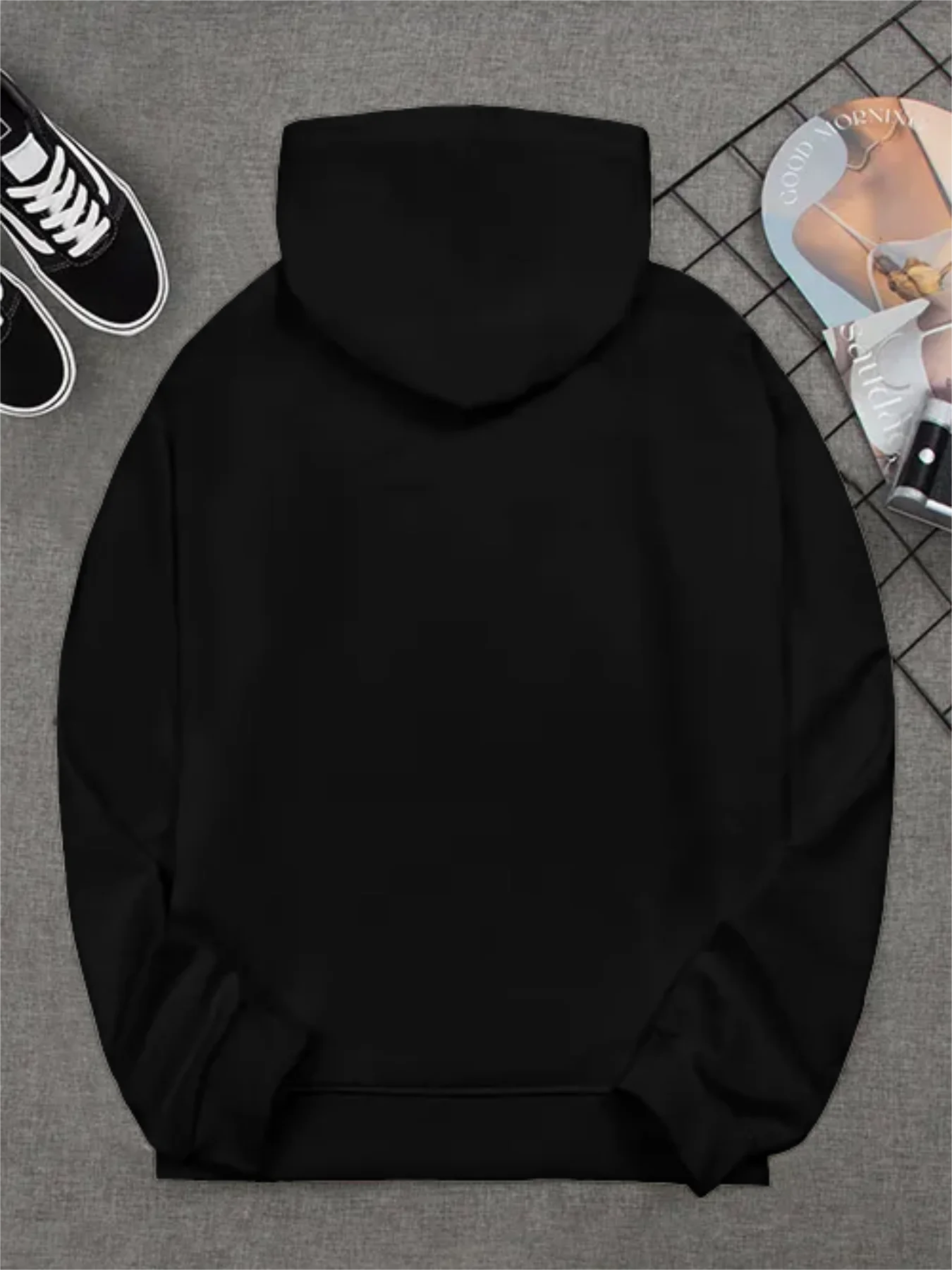 

Soft Cotton Classic Hoodie With Vibrant Phoenix Print For Labor Day Outdoor Wear​