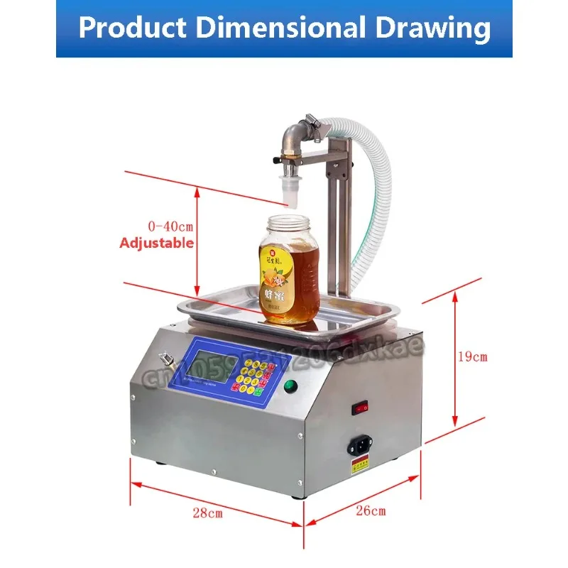 【Fashionable】CSY-L15 Flow Weighing Type Fully Automatic Dispensing Filling hine Honey Sesame Sauce Edible Oil Glue Viscous Li - view 4