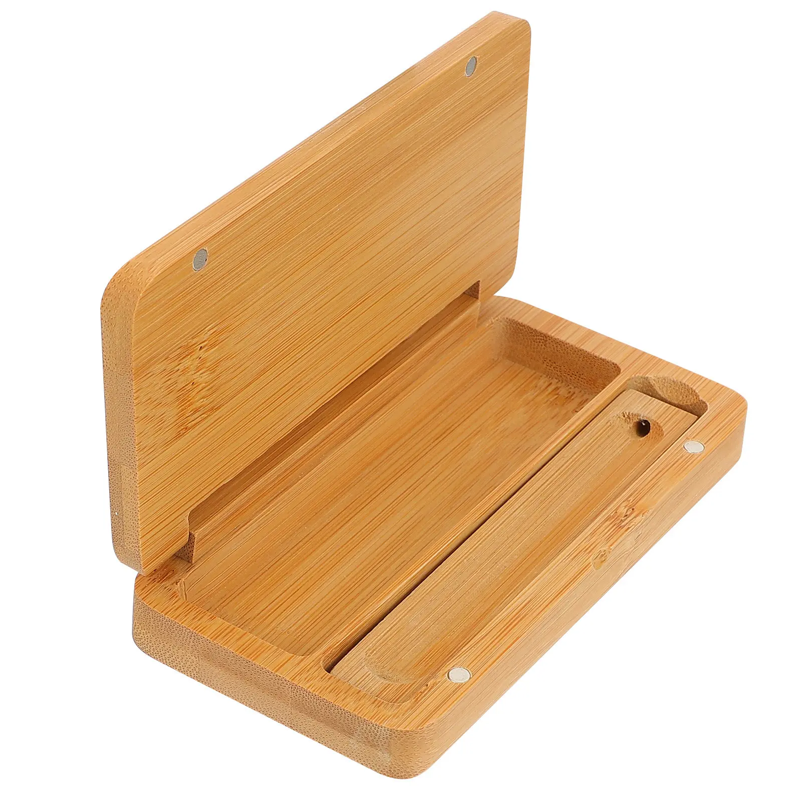 Bamboo Incense Stick Box Storage Portable Aromatic Use Lightweight High Density Texture Clear