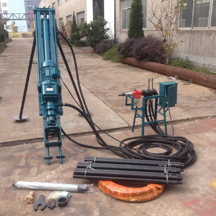 Customized Multi Angle DTH Drilling Rig 40m Depth Pneumatic Electric for Mine Road Construction