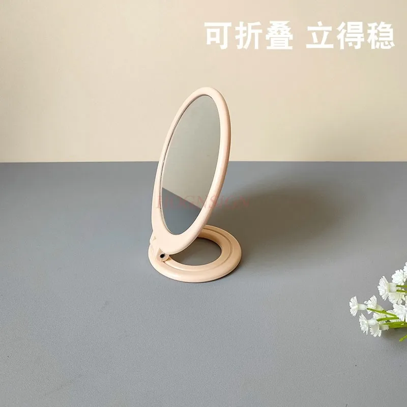 Tragbarer Schminkspiegel, faltbarer Schreibtisch, kleiner Spiegel zum Aufhängen, kompakter und tragbarer Spiegel