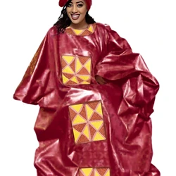 Afrikaanse kleding voor dames Bazin Riche borduurwerk plus size elegante feestjurk