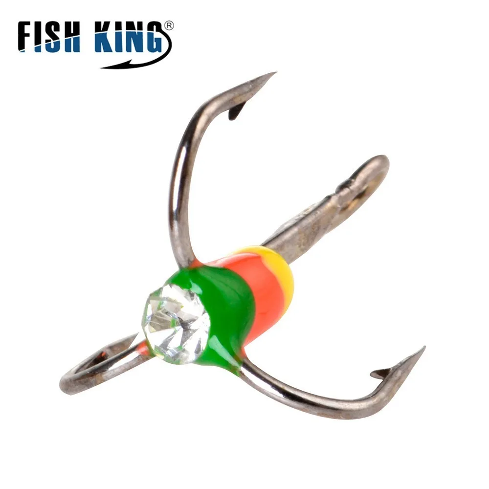 Carbon Steel Ice Fishing Hooks Tackle Tools 6# 8# 10# 12# 14# Three-jaw Hook Sinking Bait Winter Winter Fishing Lure