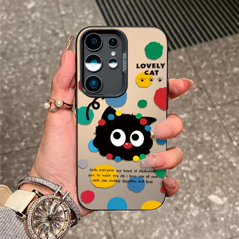 

Cute Colored Coal Balls Case For Samsung Galaxy S25 S24 S23 S22 S21 Plus FE Ultra A55 A35 A56 A34 A54 A53 A52 A16 Matte Cover