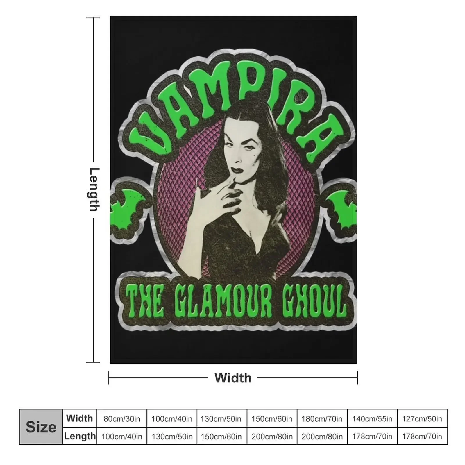 VAMPIRA Throw Blanket Single Giant Sofa Blankets