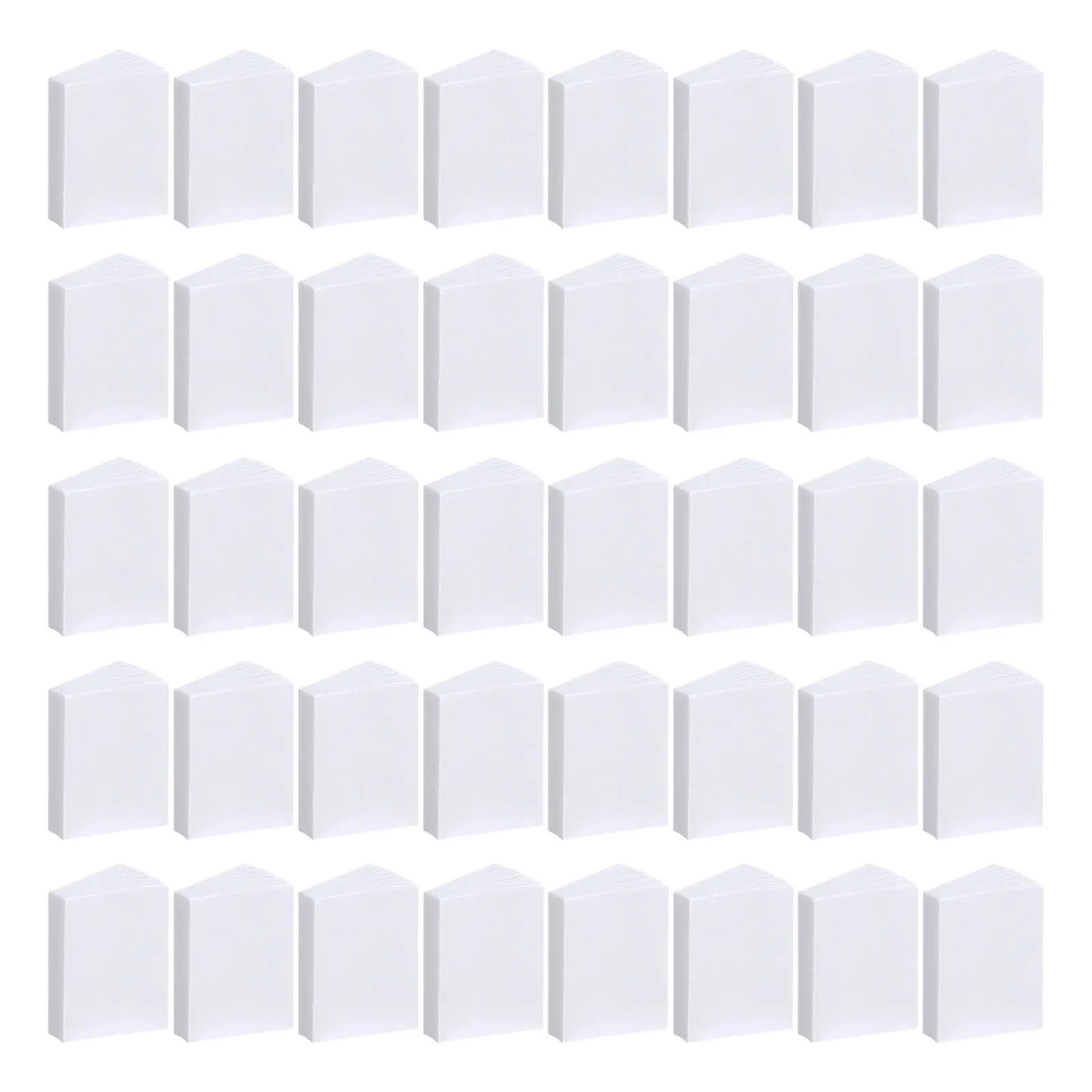 

80 шт. пустых миниатюрных книг, мини-блокнотов, аксессуары для кукольного домика, миниатюры для поделок, украшения для вечеринок