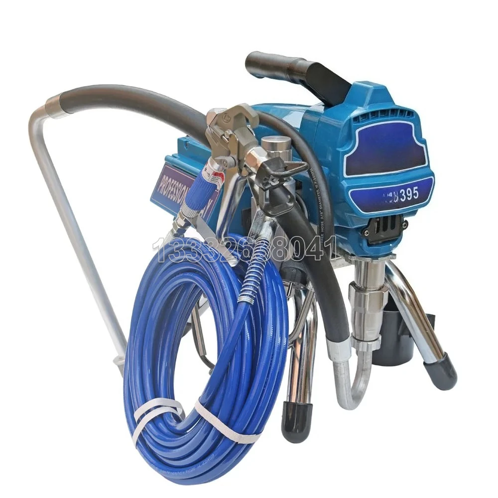 390 395 Professonal Electric Paint Sprayer High Pressure Airless Piston Pump Machine 2200W For Coating, Paint, Latex Paint