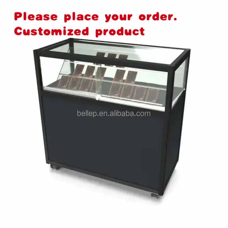 custom.TGC Store Sports Card Glass Showcase Display Cabinet Trading Card Display Graded Comic Books