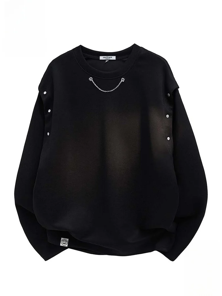 

PaulFrank Detachable Two-Way Wear Long Sve Sweatirt Men Casual Loose Comfortable Top Faionable Brand Autumn Collection