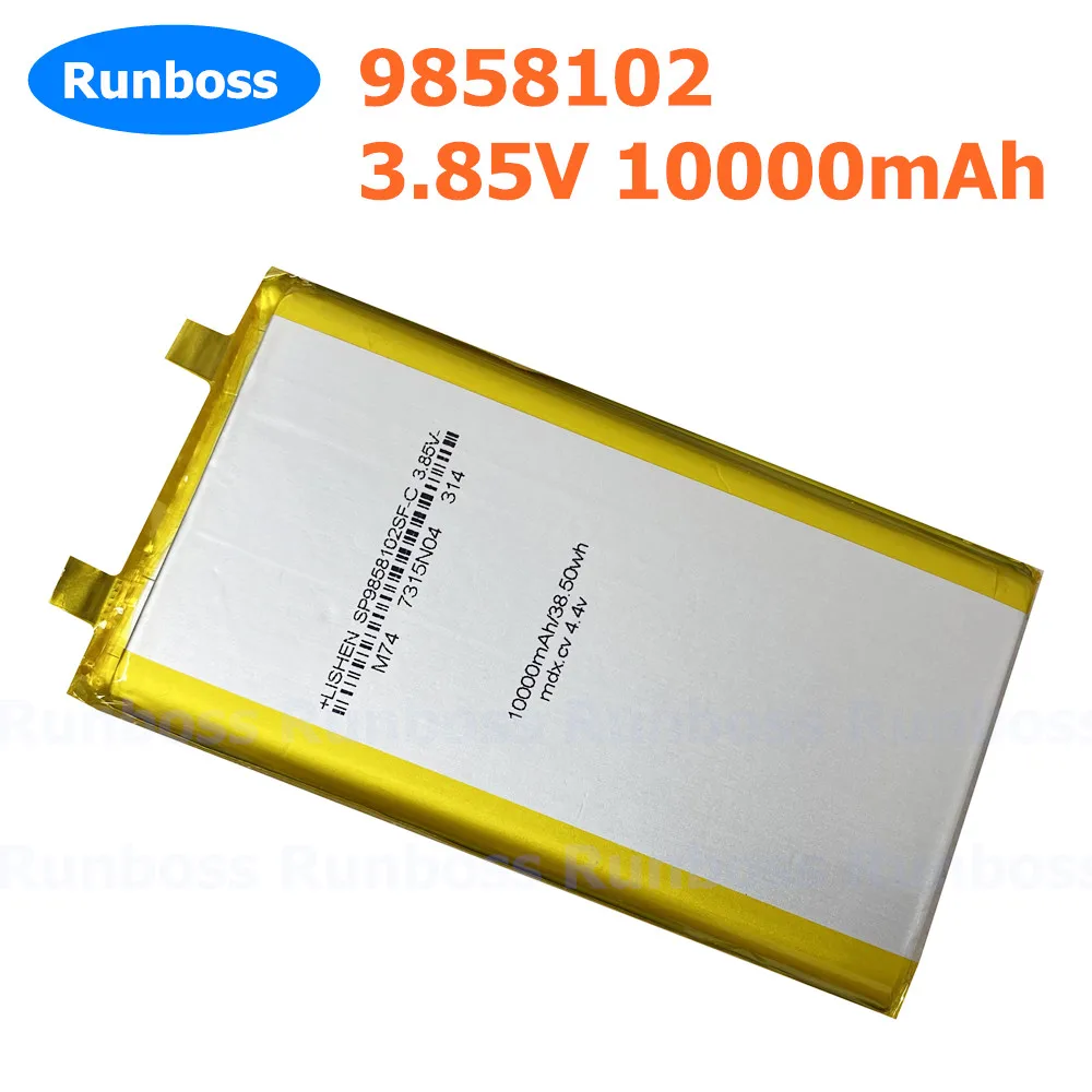 Original Polymer Battery for Xiaomi Mobile Power Bank Supply With Built-in Battery Cell 9858102 3.85V 10000mAh