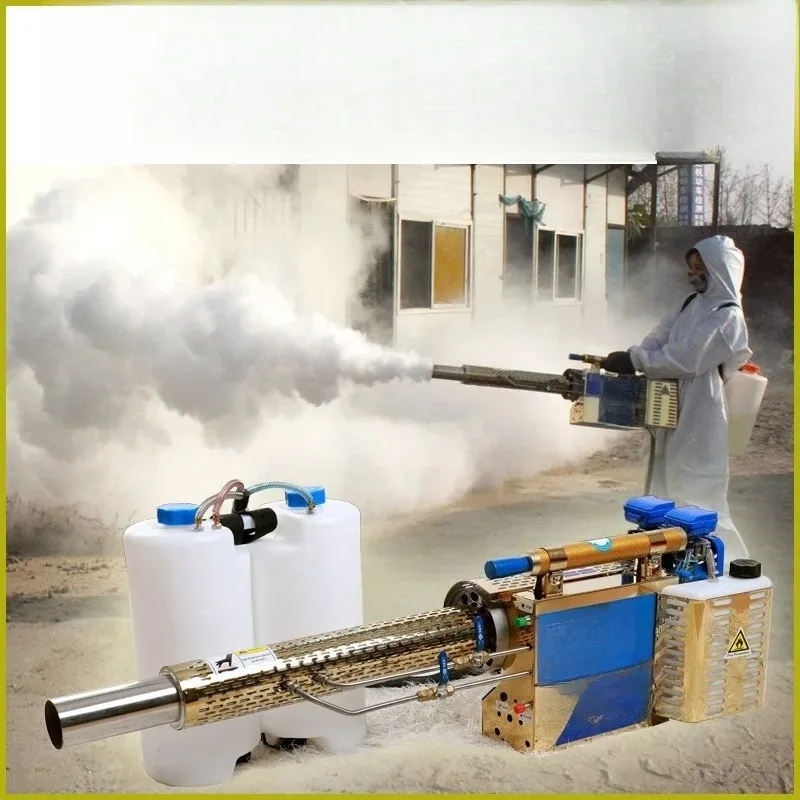 Disinfection Pulse Water Mist Fogging Machine Agricultural Greenhouse Fruit Tree Paddy Field Sprayer Cold Fogger
