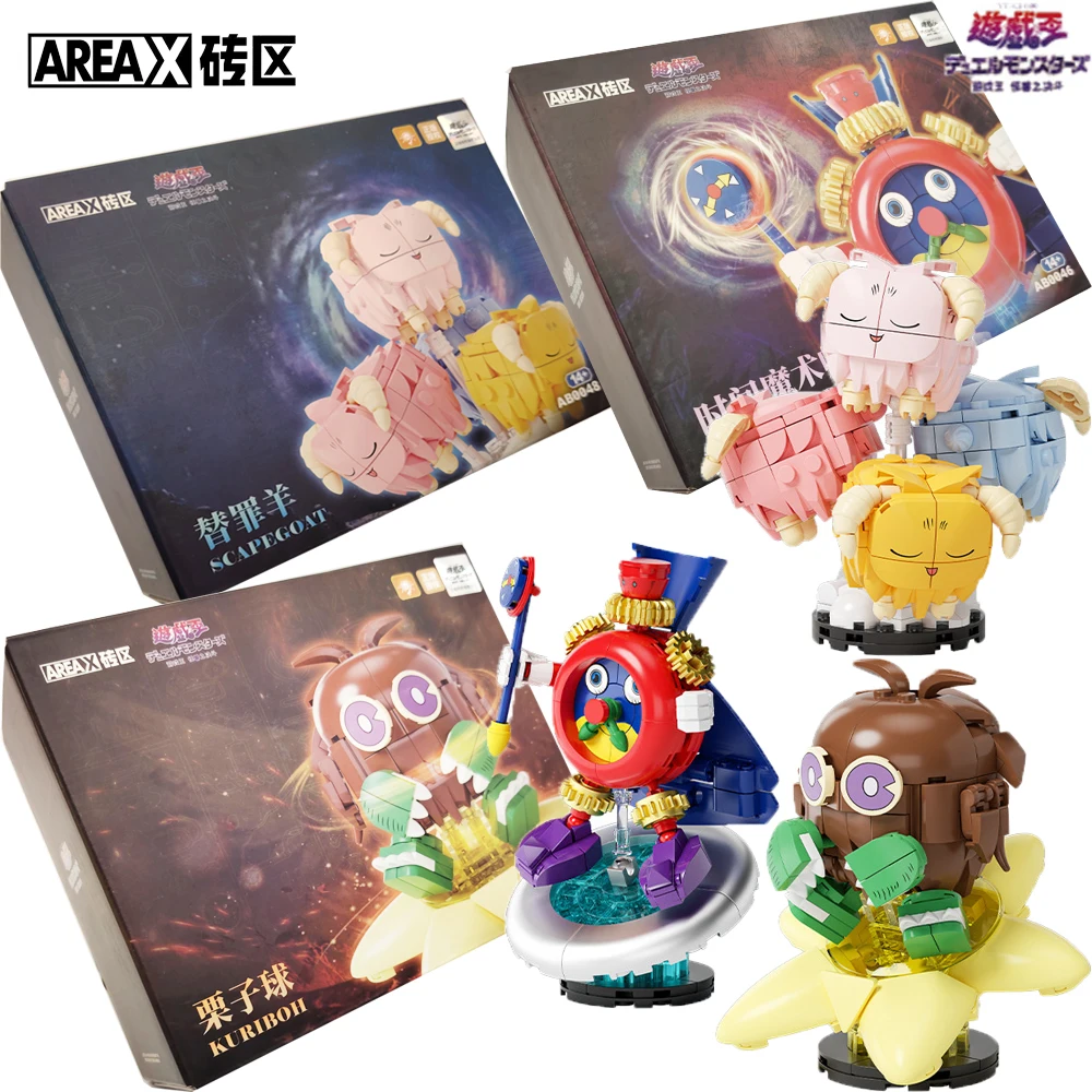 

AREA-X Оригинальный Yu-Gi-Oh! Конструкторы серии «Маленькие монстры»: креативные дизайны, сборные модели, украшения, милые игрушки, забавные подарки