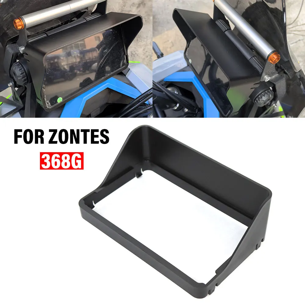 Sunproof Visor Cover FOR ZONTES 368G 368 G 2024 2025 Sun Visor Cover Instrument Screen Sunshade Guard Protection Dashboard Kit