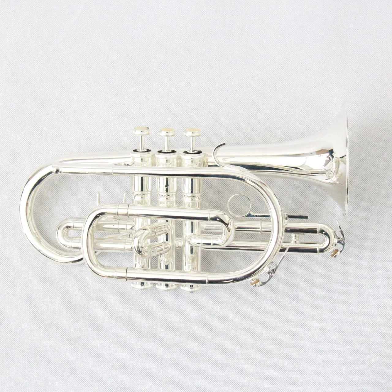 

Chinese Musical Instruments For Sale Popular Good Quality Cornet Instrument Silver Plated Cornet