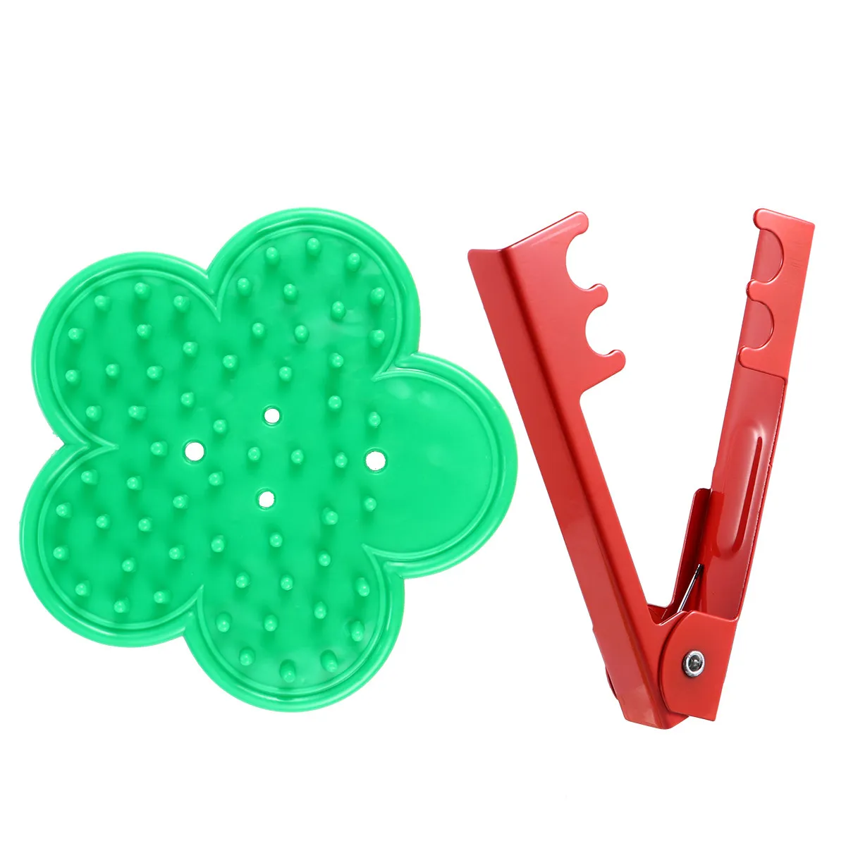 1Set Rose Thorn Stripper Kit Metal Rustproof Leaf Remover Tool Spring Return Mechanism for Professional Floral Use