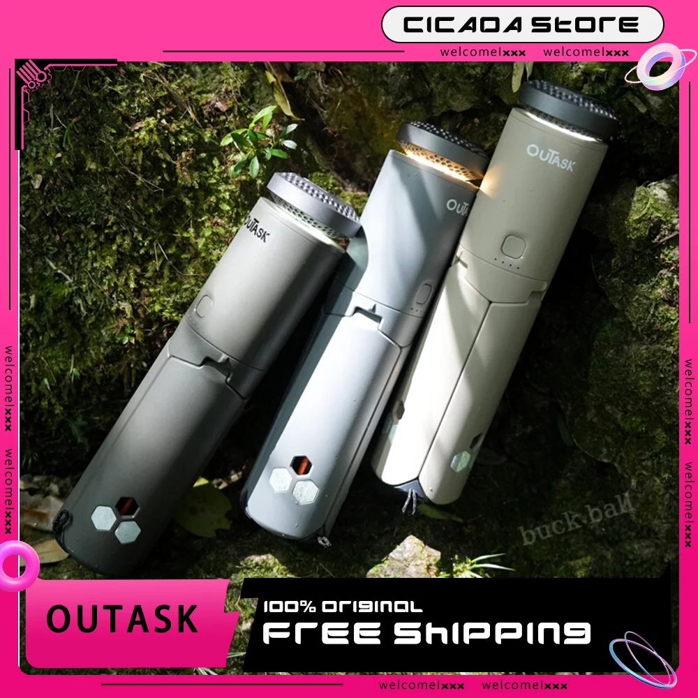 

Outask Telescopic Lantern All Terrain Outdoor Fill Light Camping Light Phone Charging Treasure Travel Emergency Tent Lamps Gift