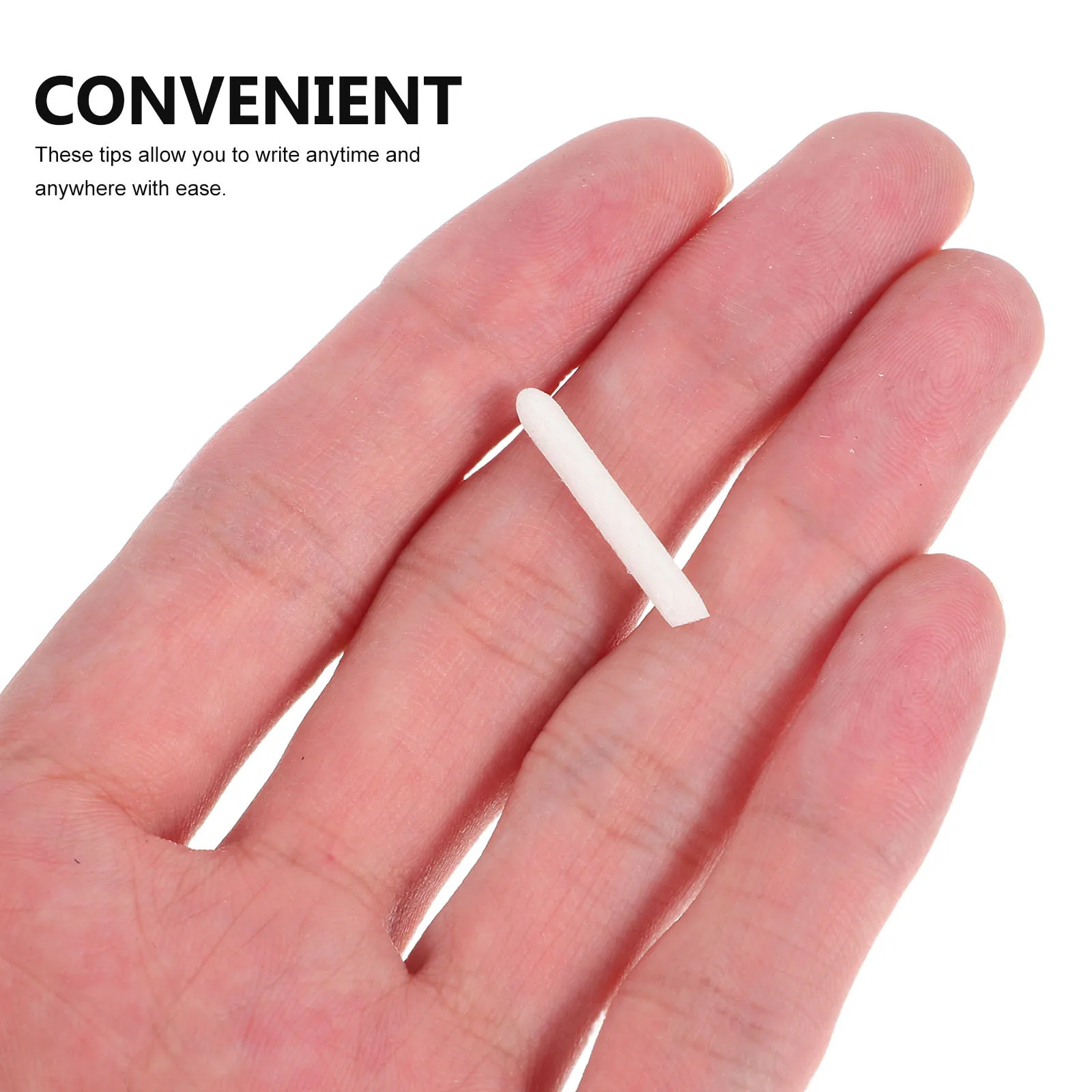 

12Pcs Liquid Chalk Marker Nibs Polyester Fiber Replacement Tips 3mm Round Chisel Smooth Writing Fine Bold Lines Chalkboard Pens