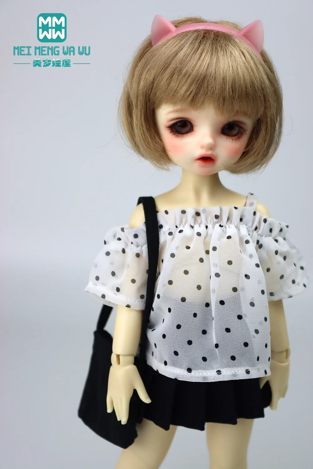 

Clothes for doll Fashionable polka dot shirt fits 1/6 BJD Doll YOSD MYOU Toys Gift