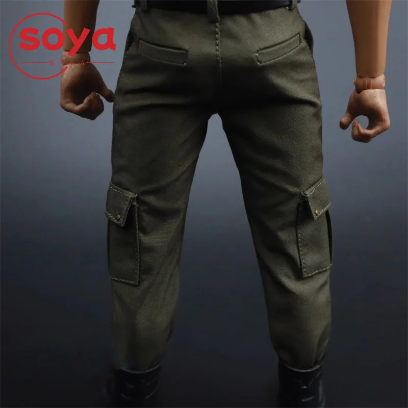AFS 1/6 échelle mâle Combat pantalon pantalon décontracté avec ceinture vêtements modèle adapté 12 ''soldat figurine corps poupées
