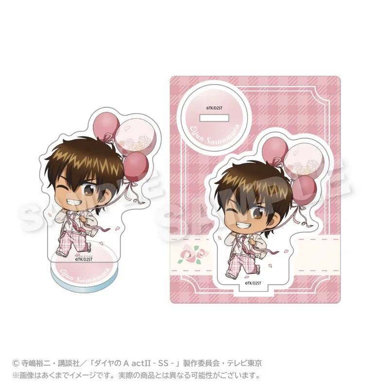 10CM Anime Ace of Diamond Acrylic Figure Stand Model Plate Animation Peripheral Accessories Goods Collection Fans Gift Keychains