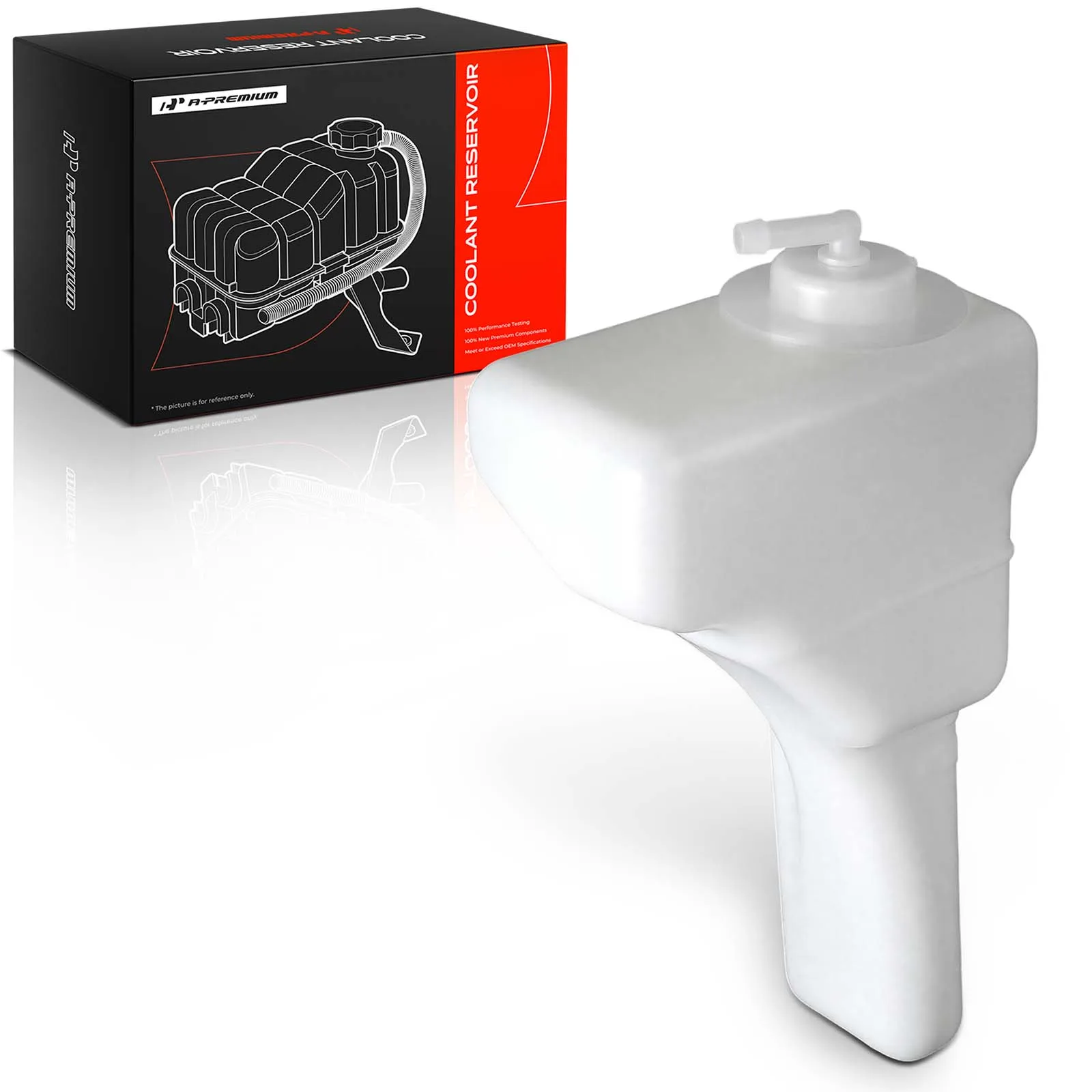 A-Premium Engine Coolant Expansion Tank with Cap for Honda Civic 1992-1995 Civic del Sol 1993-1997