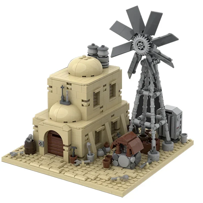 Moc Bouwstenen Beroemde Ster Film Model Gevangenis Huis Windmolen Technologie Modulaire Blokken Geschenken Kerst Speelgoed DIY Sets Montage