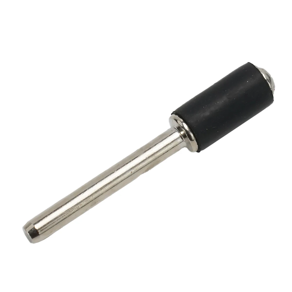 5 ชิ้น Sanding Mandrels Shank Mandrels เงิน 0.39 นิ้ว 3.17 มิลลิเมตร 9.5 มิลลิเมตรเครื่องมือขัดสีดําเครื่องมือโรตารี่ Sanding Mandrels
