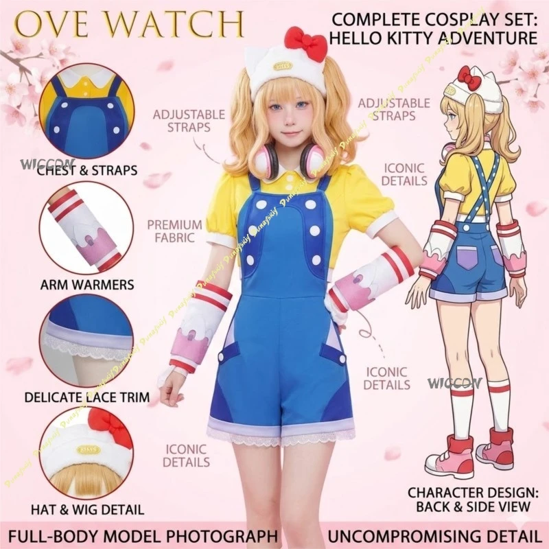 

Ove Watch Coslplay Costume Cute Overall Uniform High Quality Outfit Halloween Carnival Comic Con Anime Party Halloween Party Cos
