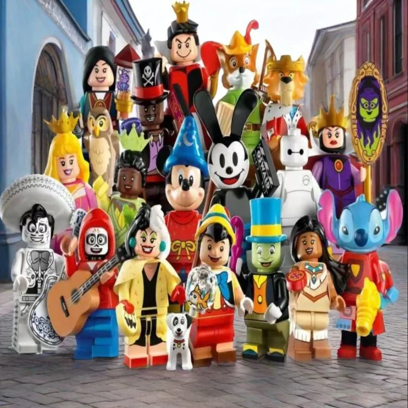 2025 عيد الميلاد تعزيز متوافق مع 71038 ديزني ثمانية عشر شخصيات صغيرة 100 سلسلة الطوب للكبار طفل عيد ميلاد لتقوم بها بنفسك هدية لعبة #2