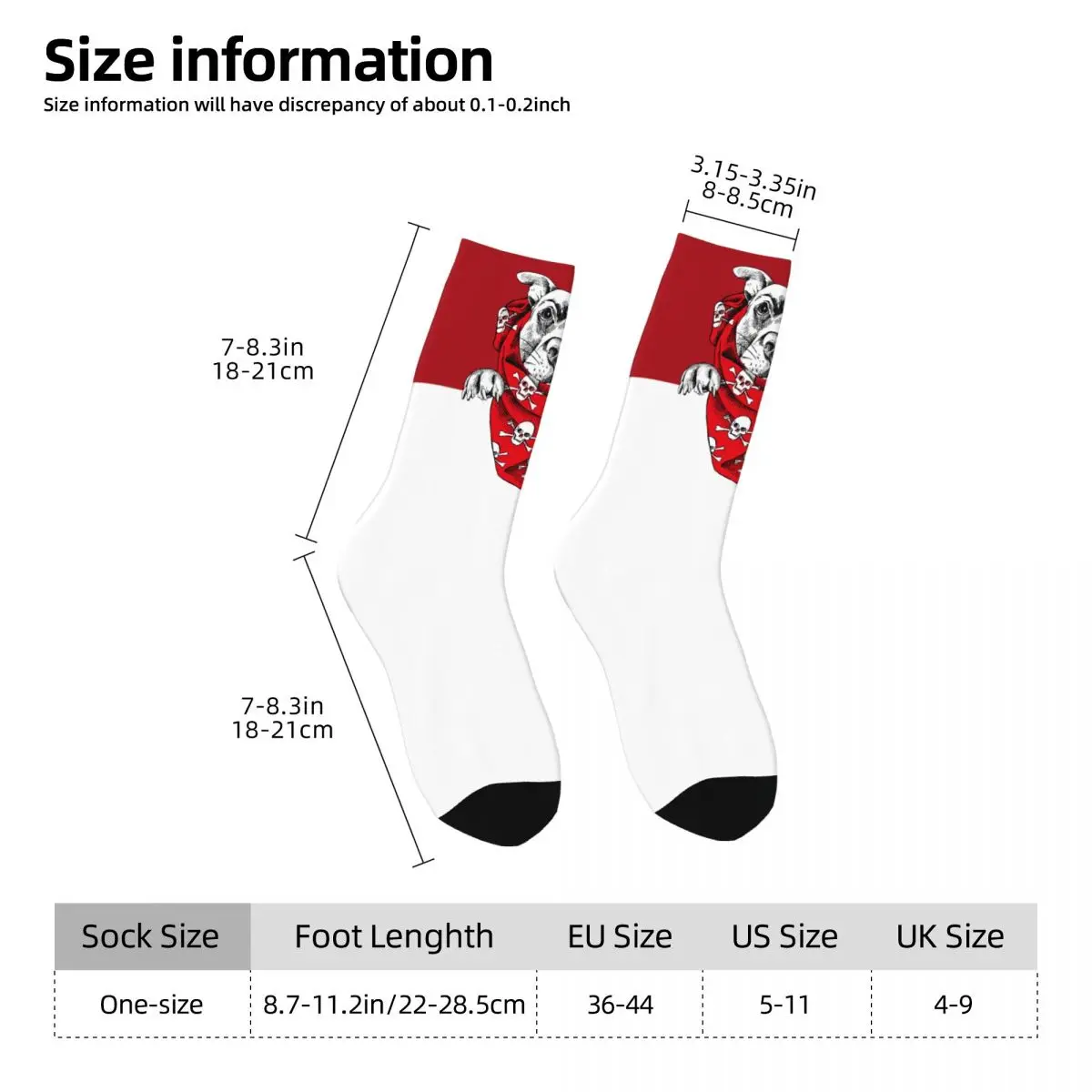 Happy Retro Labrador In Red Crazy Men's Socks Unisex Dog Lover Street Style Seamless Printed Novelty Crew Sock Boys Gift