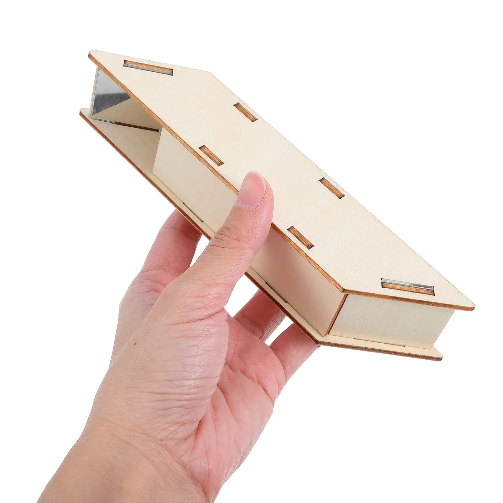

2Sets Children Science Educational DIY Wooden Periscope Kit Build Extendable Physics Experiment Science Study for Home School