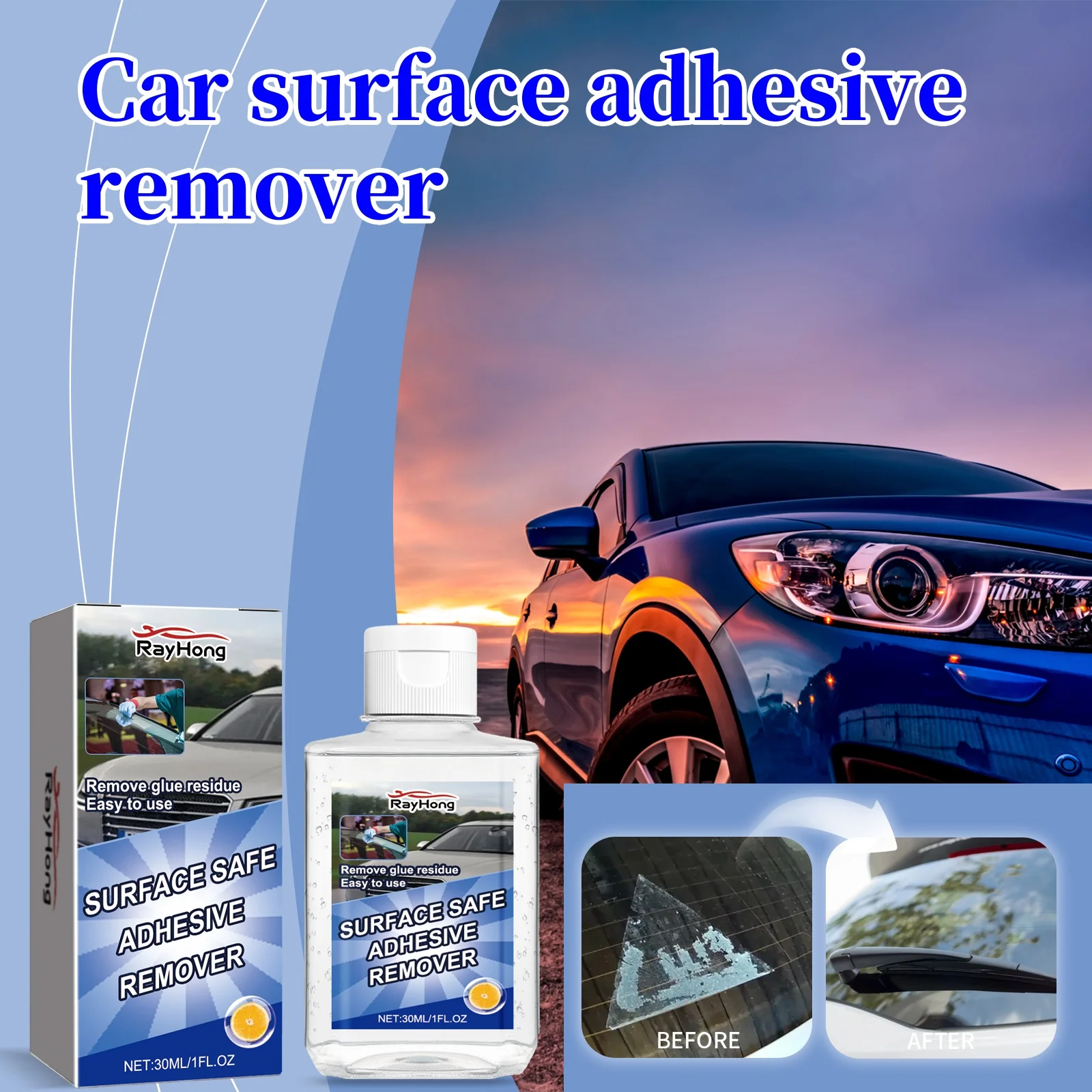 

Adhesive Remover Surface Safe Car Paint Cleaner Adhesive Remover Odorless Leaves No Trace Solution For Home & Car Use On Fabrics