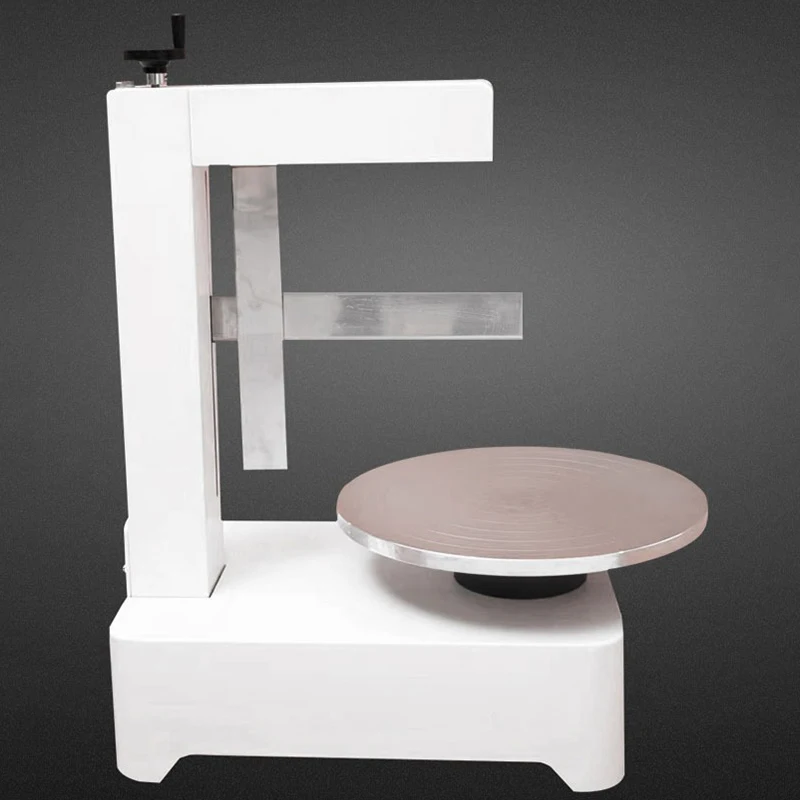 تحديث 220 فولت التلقائي كعكة عيد ميلاد كريم طلاء ماكينة حشو 14 بوصة كعك كريم زبدة نشر Daubing صانع الثلج