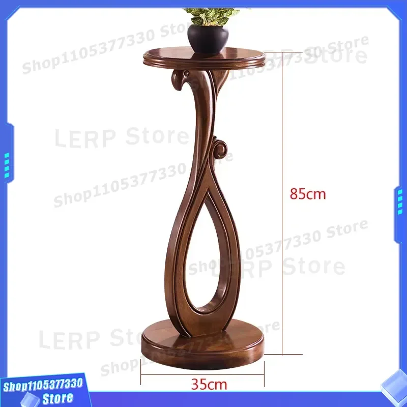 Customizable Solid Oak Entrance Table American European Simple Antique Style Floor Console for Living Room Custom Size Color