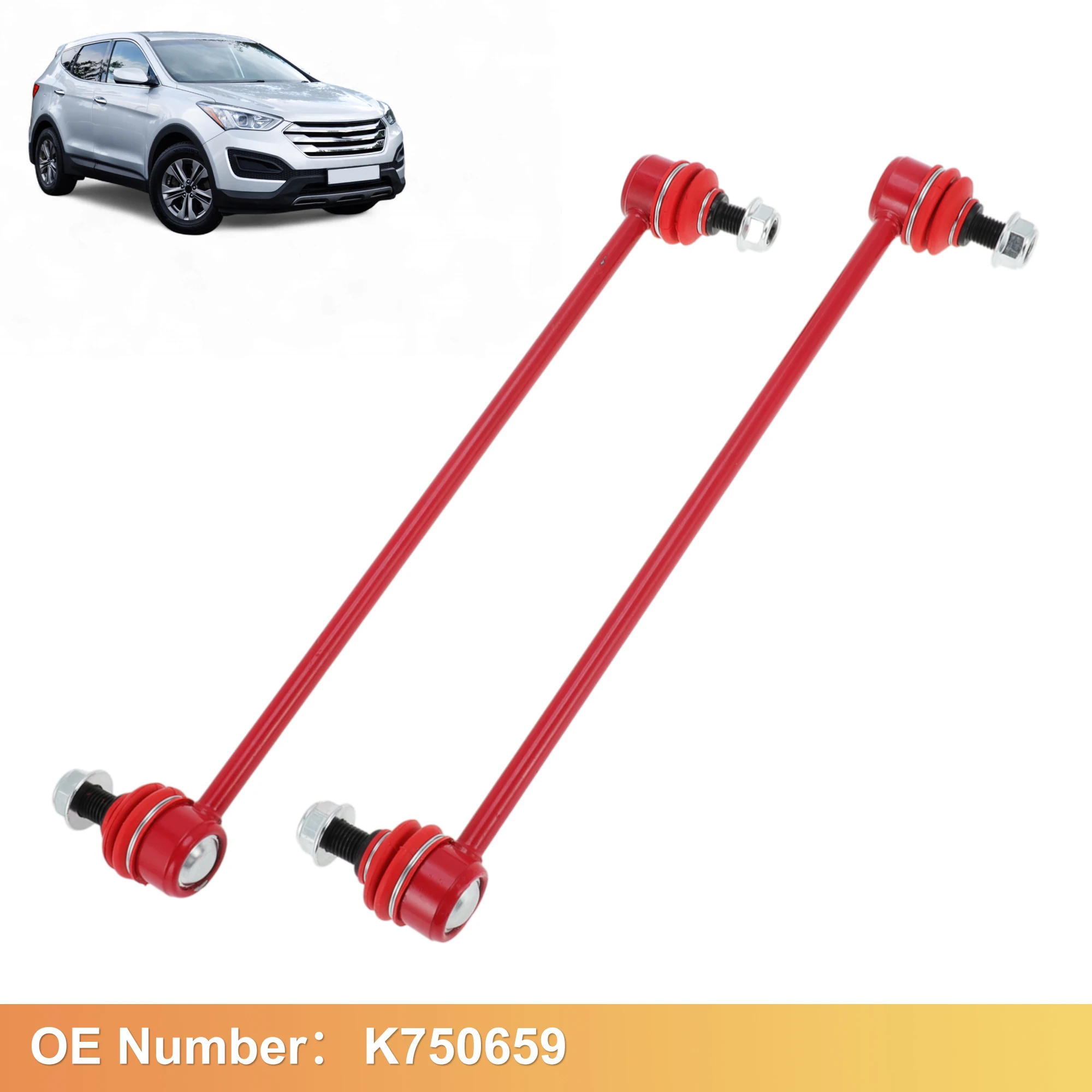 

X Autohaux No.K750659 2pcs Front Sway Bar Links for Hyundai Santa Fe for Kia Sorento