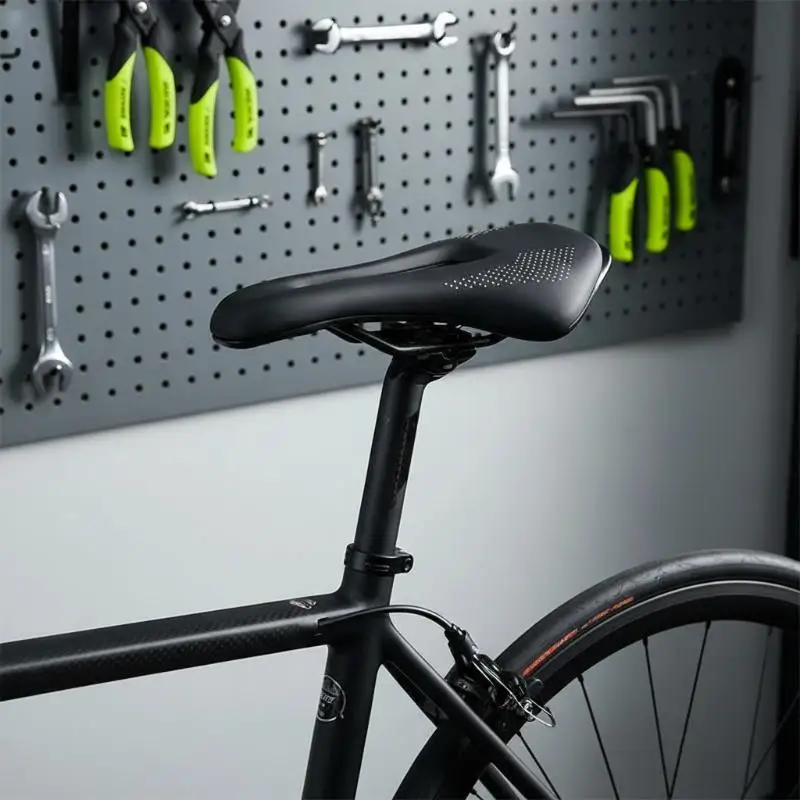PU-Rennradsattel Ultraleicht Hohl Wasserdicht Ergonomisch für Radfahren, Training und Sport – Detail 4