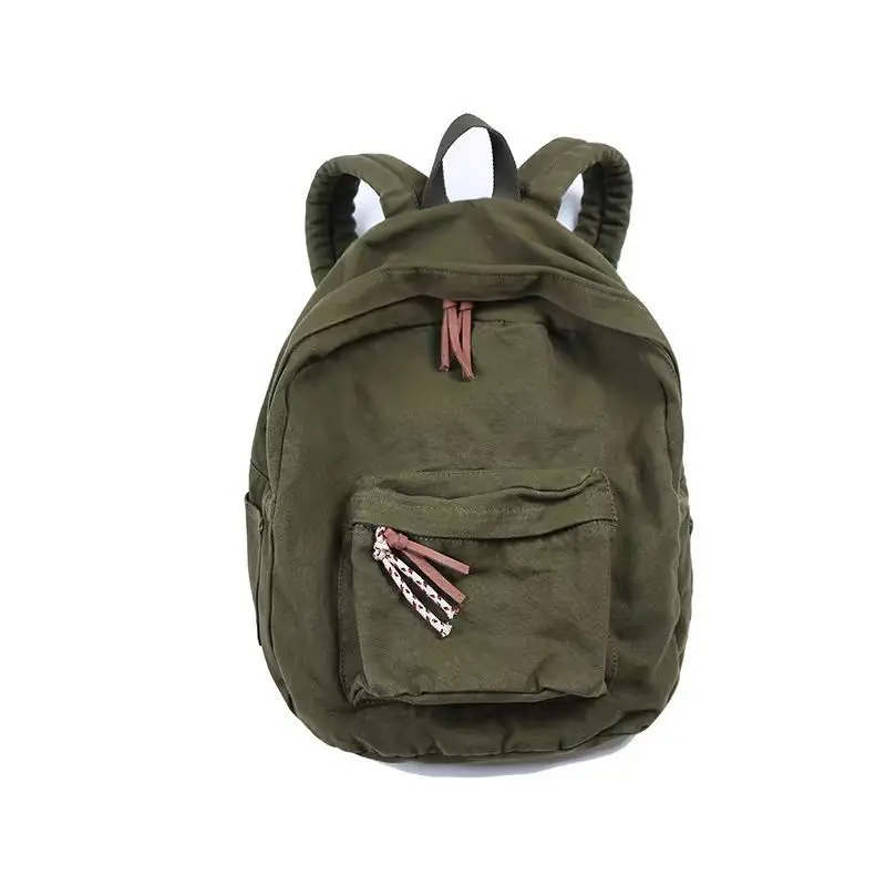 Rucksack aus Canvas, modisch, Vintage-Stil, schlicht, für Büro, Damen, Unisex, Rucksack mit hoher Kapazität