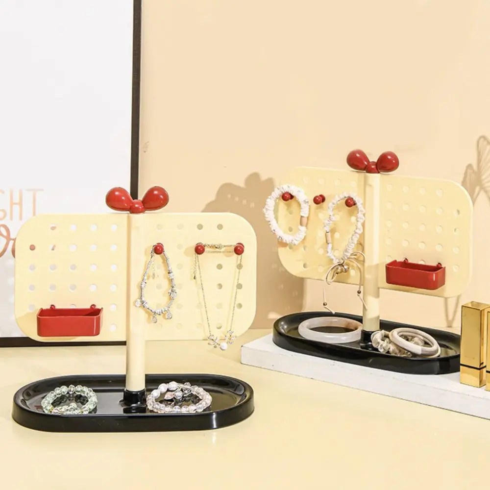 Multifunctional Perforated Board Storage Rack DIY Removable Tray Pegboard Organizer Adjustable Simple Design