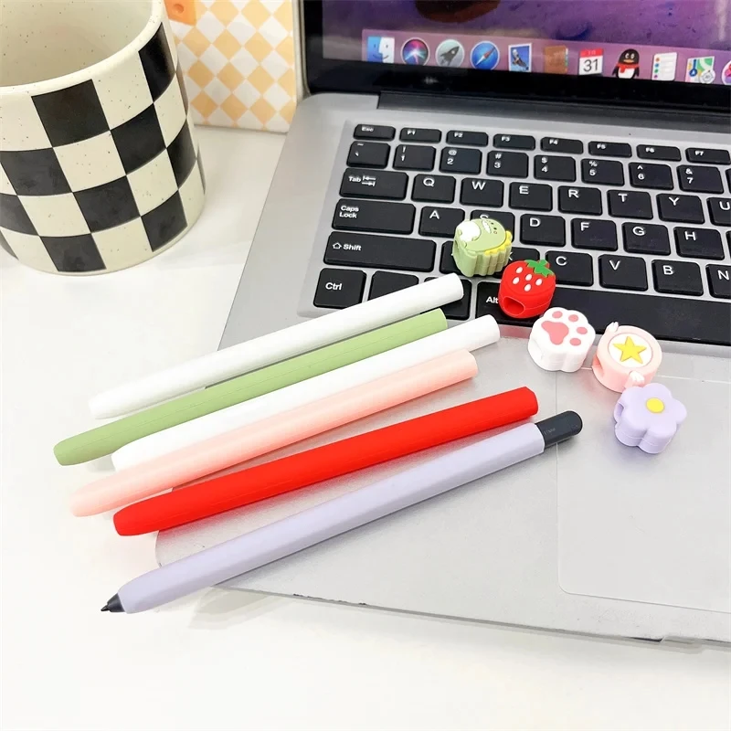 Silicone Pencil Case Tablet Touch Stylus Pen Cover Cartoon Cute for Samsung Galaxy Tab S6 Lite S7 FE S8 Ultra S9 Plus