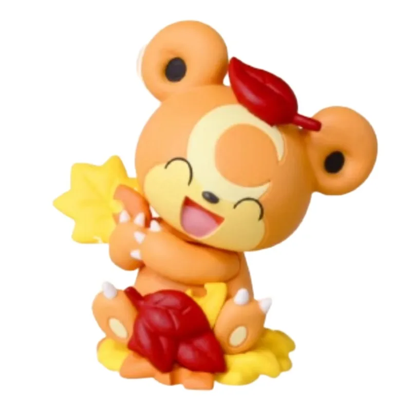 TAKARA TOMY POKEMON figura de Anime Original Gashapon, Pikachu, juguetes para niños, adornos de escritorio, modelo de dibujos animados coleccionable, regalo para niños y niñas