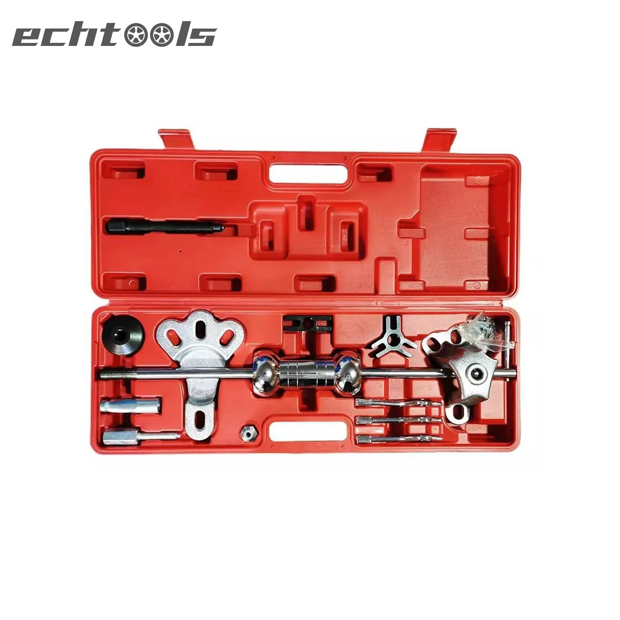 

Universal Automotive Bearing Hub Puller Kit Slide Hammer/Puller Set Axle Seal Disassembly Tool for Auto Repair EC1741