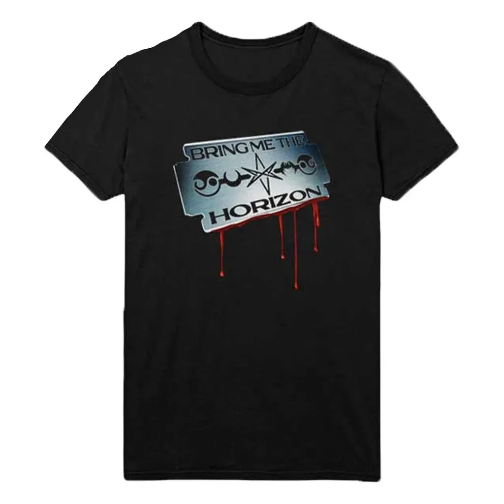 

Bring Me The Horizon Razor Blade T-shirt Hig-hend Luxury hot product Oversized Unisex soft tee Y2k Short Sleeves Classic Couples