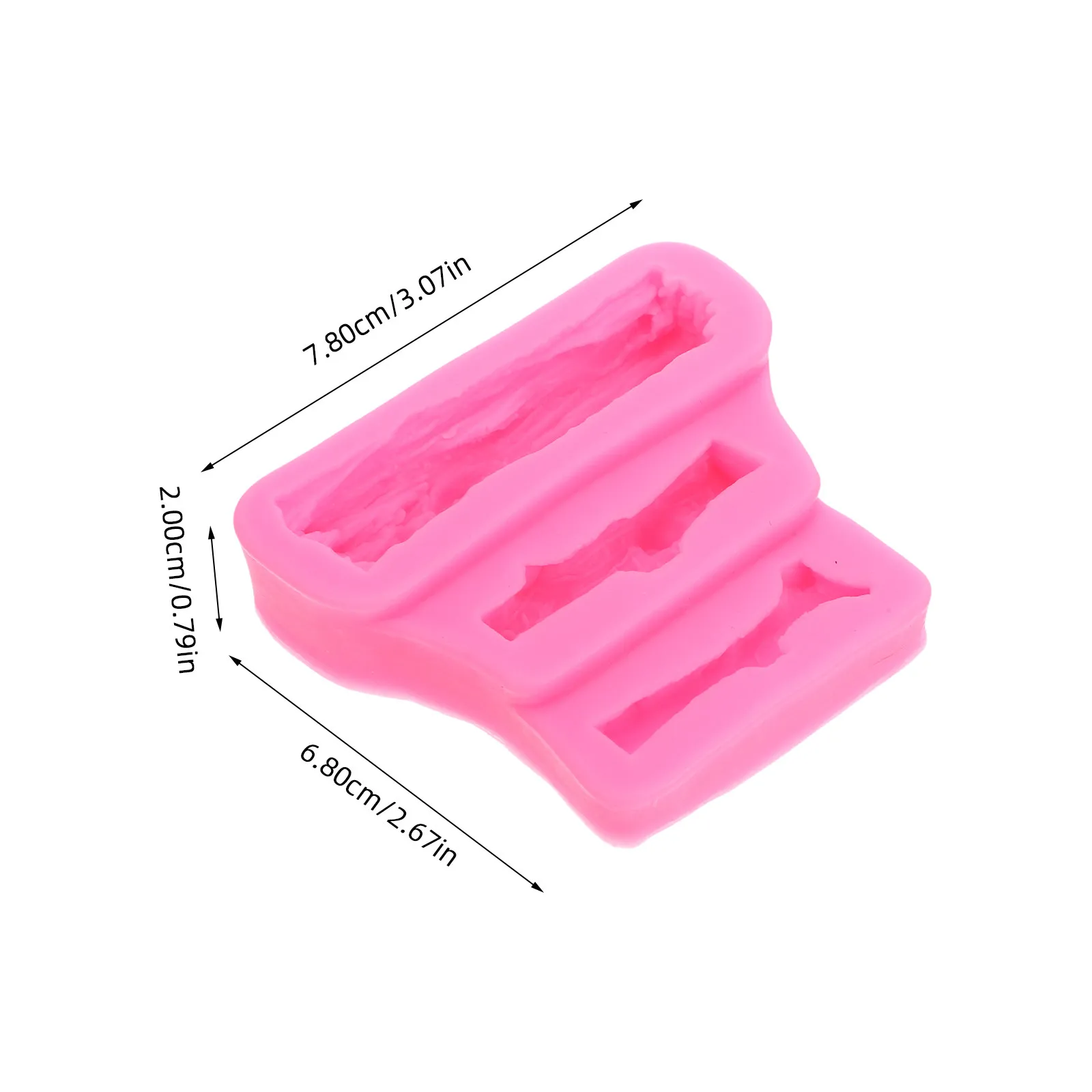 Silicone Tree Trunk Mold for Fondant Chocolate Candy Cake Toppers Pudding Jelly Epoxy Craft Baking Decoration Rustic